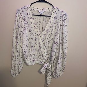 Long sleeve floral top
